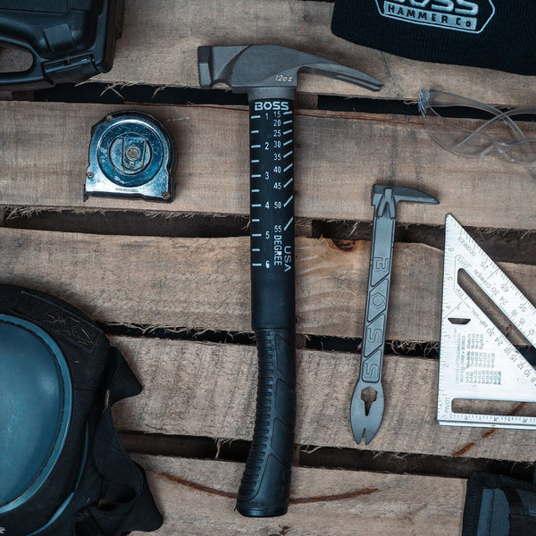 12 oz. Titanium Hammer | Poly-Fiberglass Handle Titanium Hammer Boss Hammer Co.