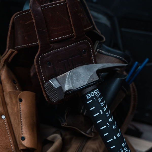 14 oz. Titanium Hammer |Poly-Fiberglass Handle Titanium Boss Hammer Co. Milled