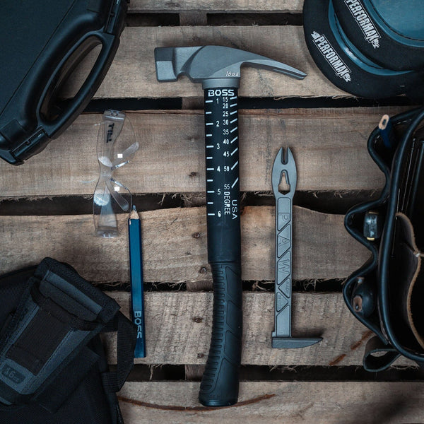 16 oz. Titanium Hammer |Poly-Fiberglass Handle Titanium Boss Hammer Co.