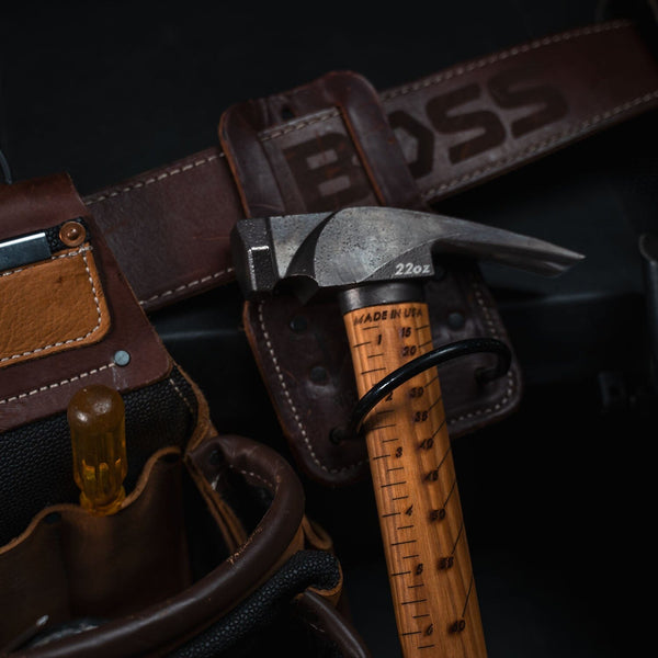 22 oz. Steel Hammer | Hickory Handle Hickory Handle Boss Hammer Co.