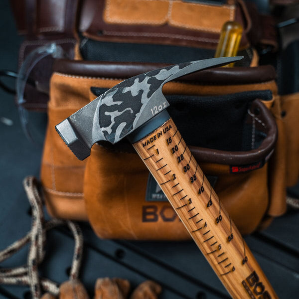 Black Camo Custom 12oz. Titanium Hammer Titanium Hammer Boss Hammer Co.