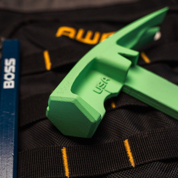 Cerakote® Blue Collar Boss Steel Hammer Boss Hammer Co. Smooth Hi-Viz Green