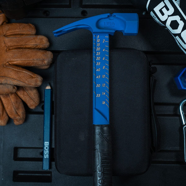 Custom Pro Plus Titanium Hammer Titanium Boss Hammer Co. 14 oz Milled Face Blue