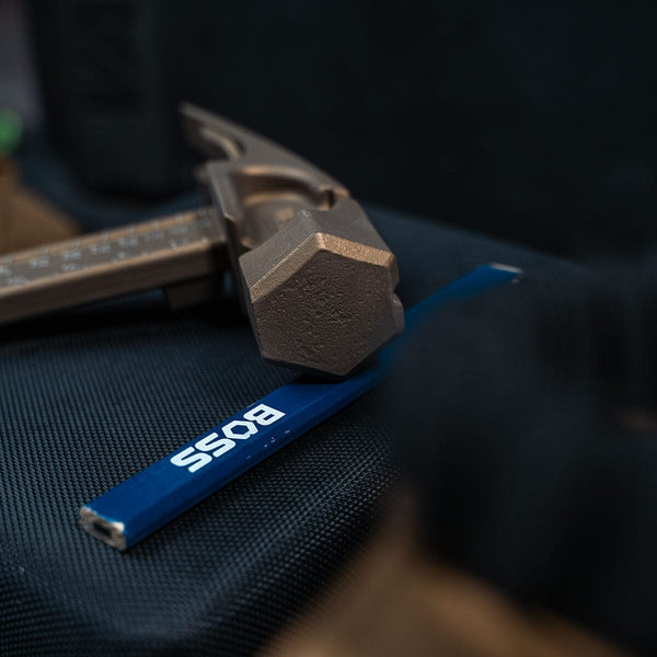 Custom Pro Plus Titanium Hammer Titanium Boss Hammer Co. 14 oz Smooth Face Burnt Bronze