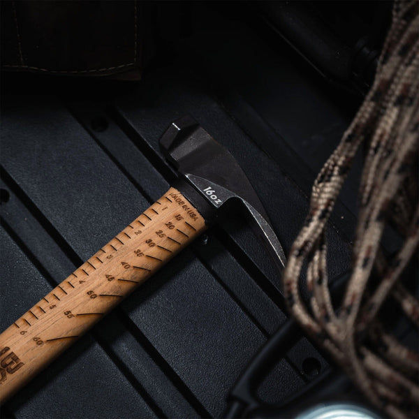 16 oz. Steel Hammer | Hickory Handle Hickory Handle Boss Hammer Co. Straight 