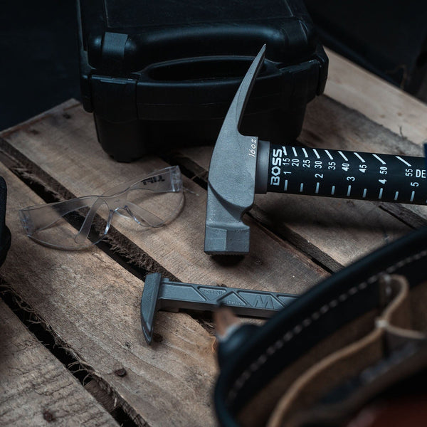 16 oz. Titanium Hammer |Poly-Fiberglass Handle Titanium Boss Hammer Co. Smooth 