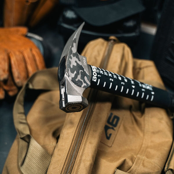 Black Camo Custom 12oz. Titanium Hammer Titanium Hammer Boss Hammer Co. 