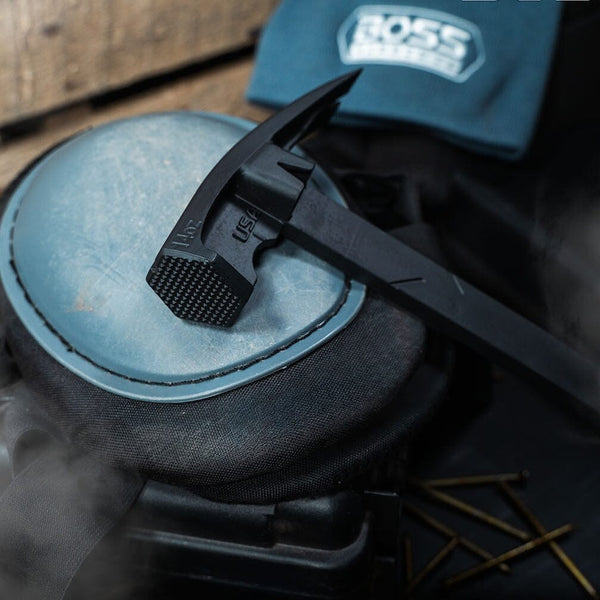 Blue Collar Steel Framing Hammer Hammer Boss Hammer Co. Milled (Black Cerakote) 